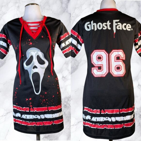 Scream Ghost Face Jersey Dress - Picture 1 of 12